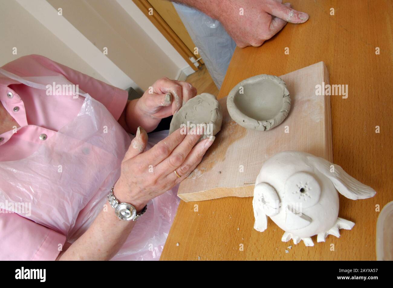 Art Therapy, Pottery Stock Photo Alamy