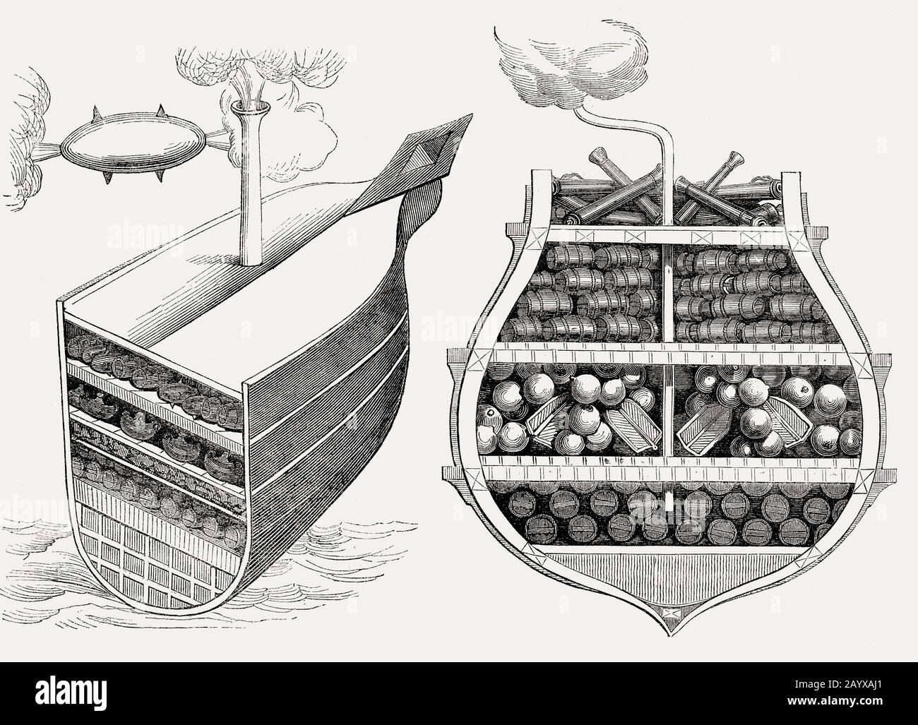 Fire ship warfare hi-res stock photography and images - Alamy