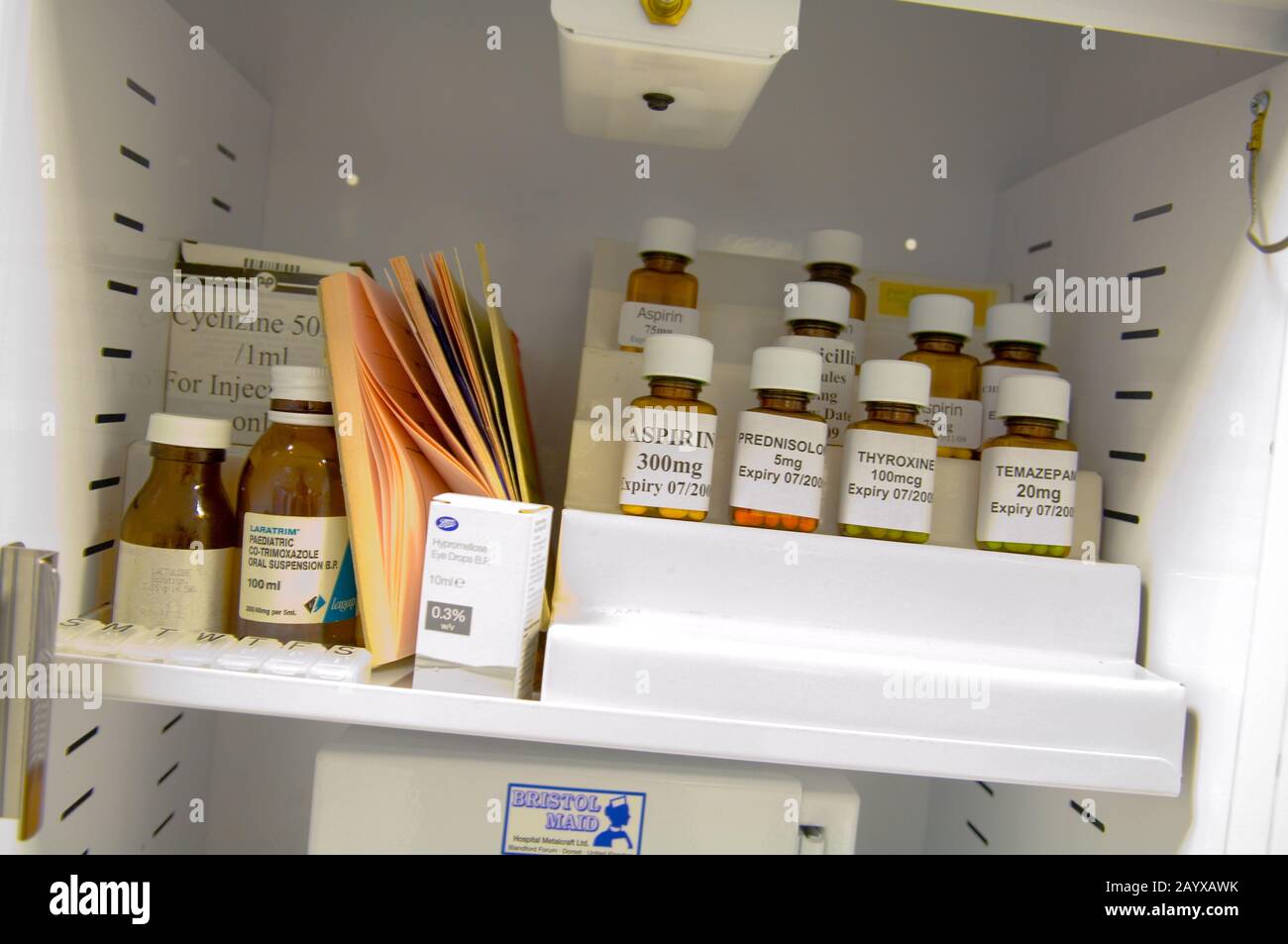 Medicine Cabinet Stock Photo