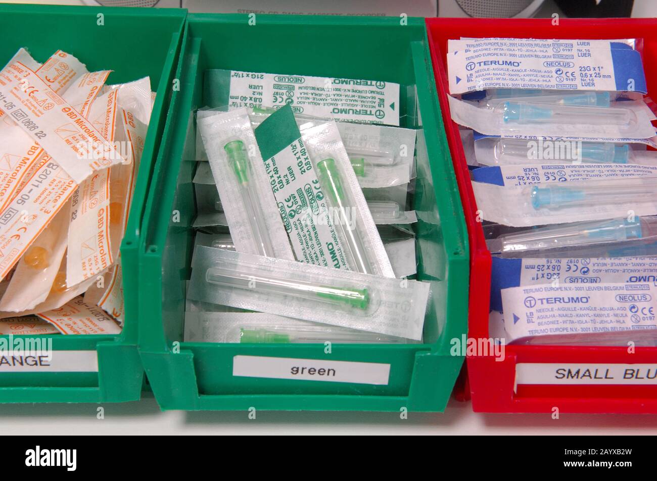 Various Sterile Needles for Injection Stock Photo - Alamy