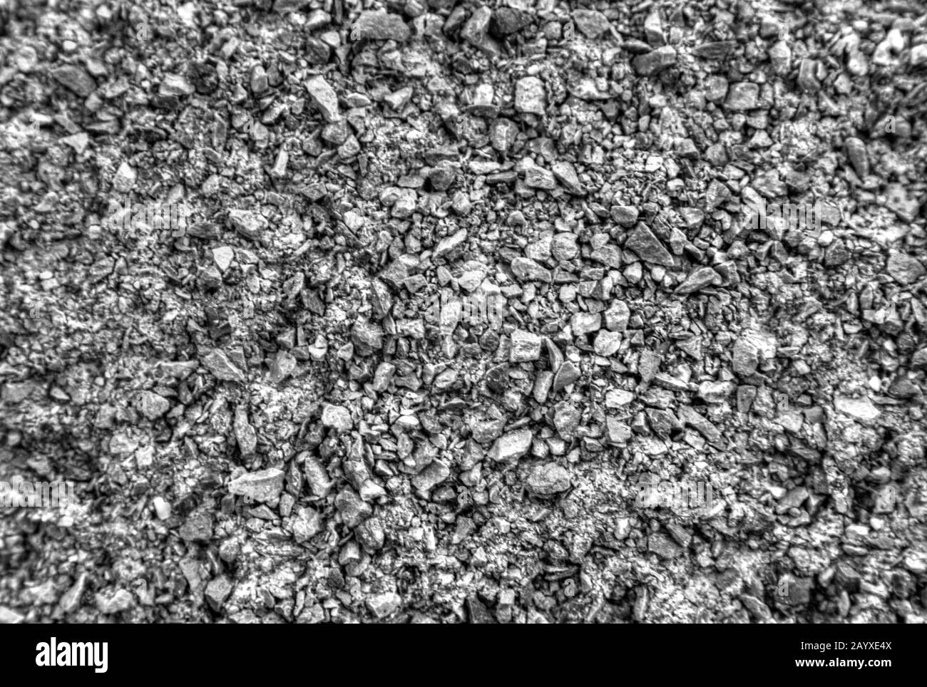 A background of pebbles in black and white close up view Stock Photo ...