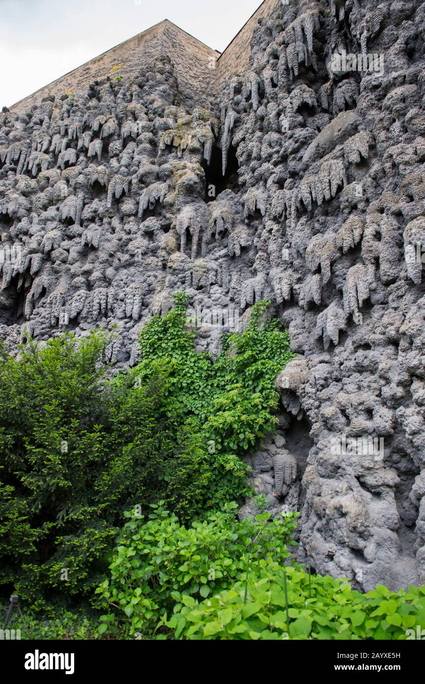 The Grotto, a dripstone wall in the garden of the Wallenstein Palace in
