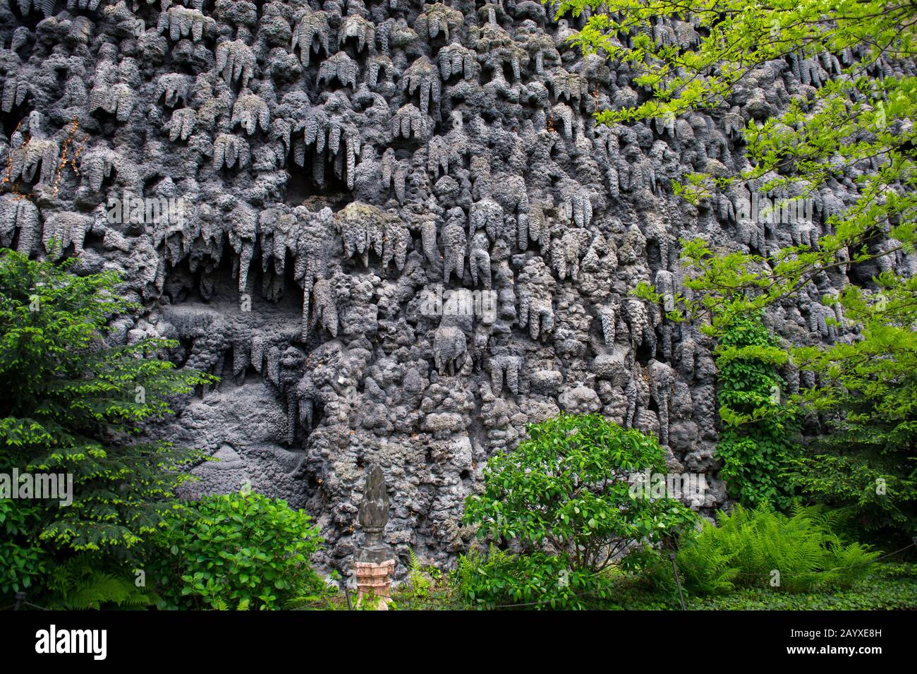 The Grotto, a dripstone wall in the garden of the Wallenstein Palace in