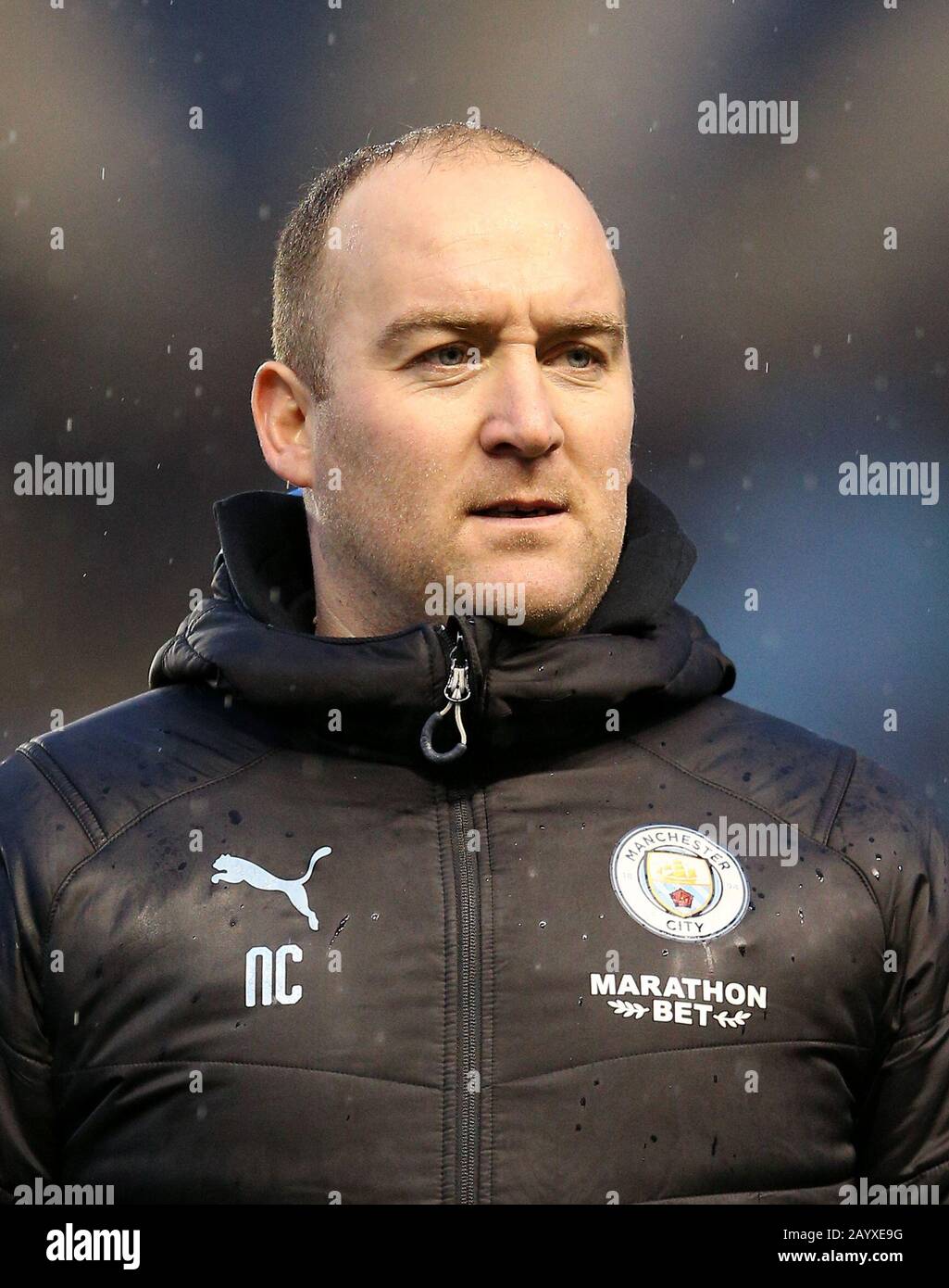 Manchester City manager Nick Cushing Stock Photo