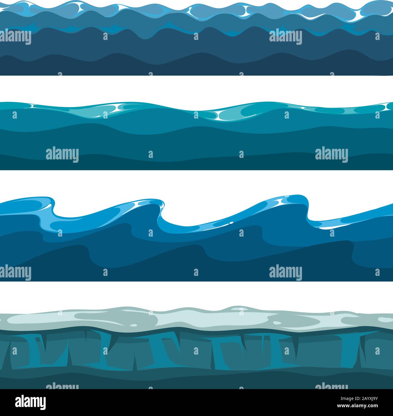 Cartoon ocean hi-res stock photography and images - Alamy