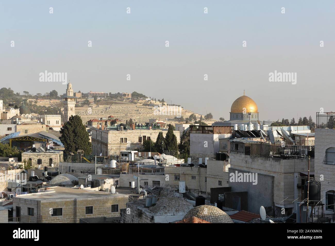 Jerusalem, the old city. The crossroads of civilizations and a place to 