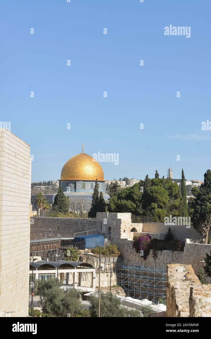 Jerusalem, the old city. The crossroads of civilizations and a place to 