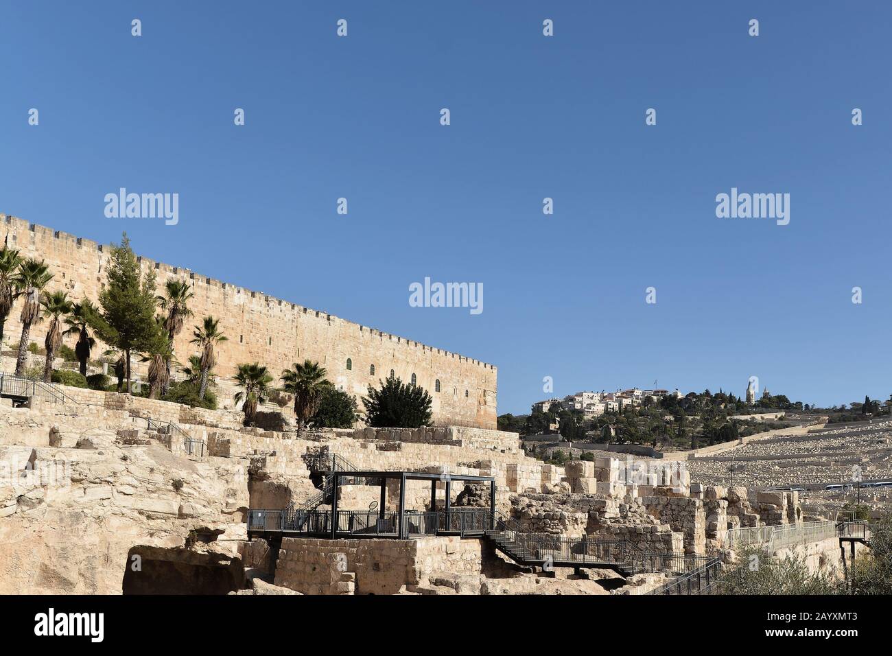 Jerusalem, the old city. The crossroads of civilizations and a place to 