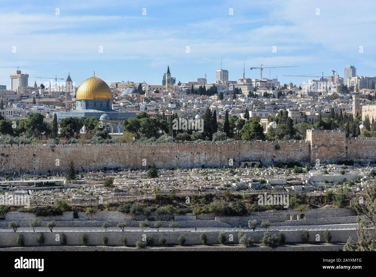 Jerusalem, the old city. The crossroads of civilizations and a place to 