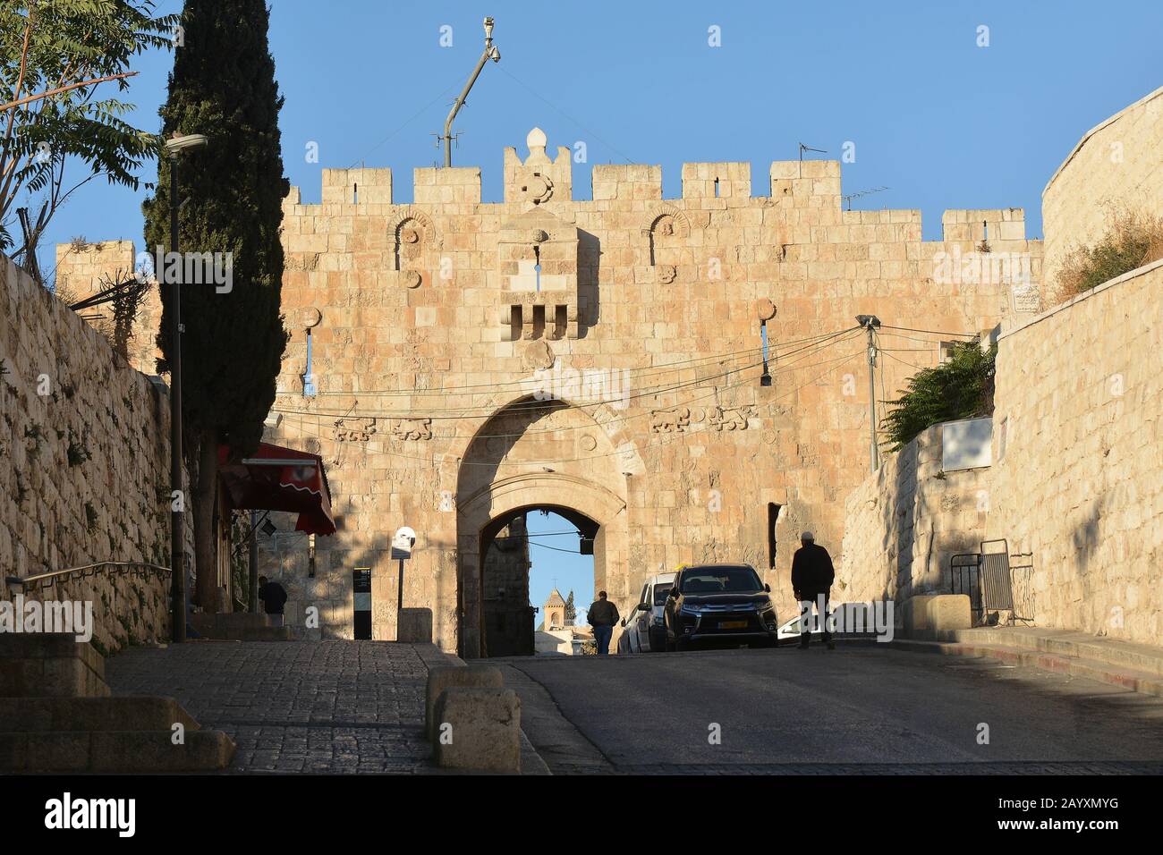 Jerusalem, the old city. The crossroads of civilizations and a place to 