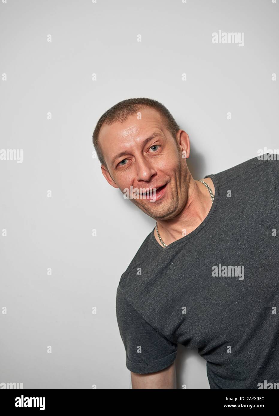 Funny look of surprise on face hi-res stock photography and images - Alamy