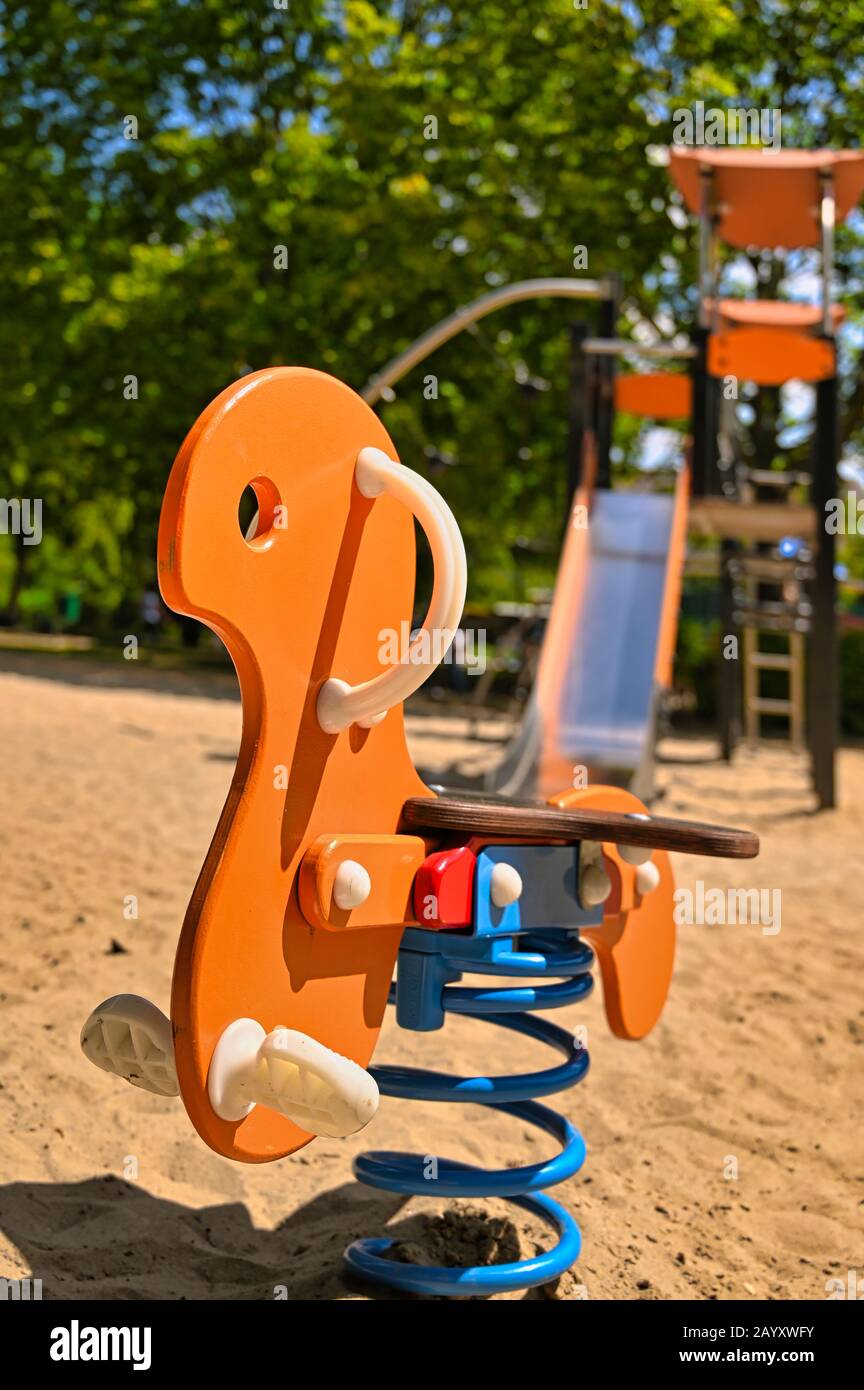climbing frame with slide and swing