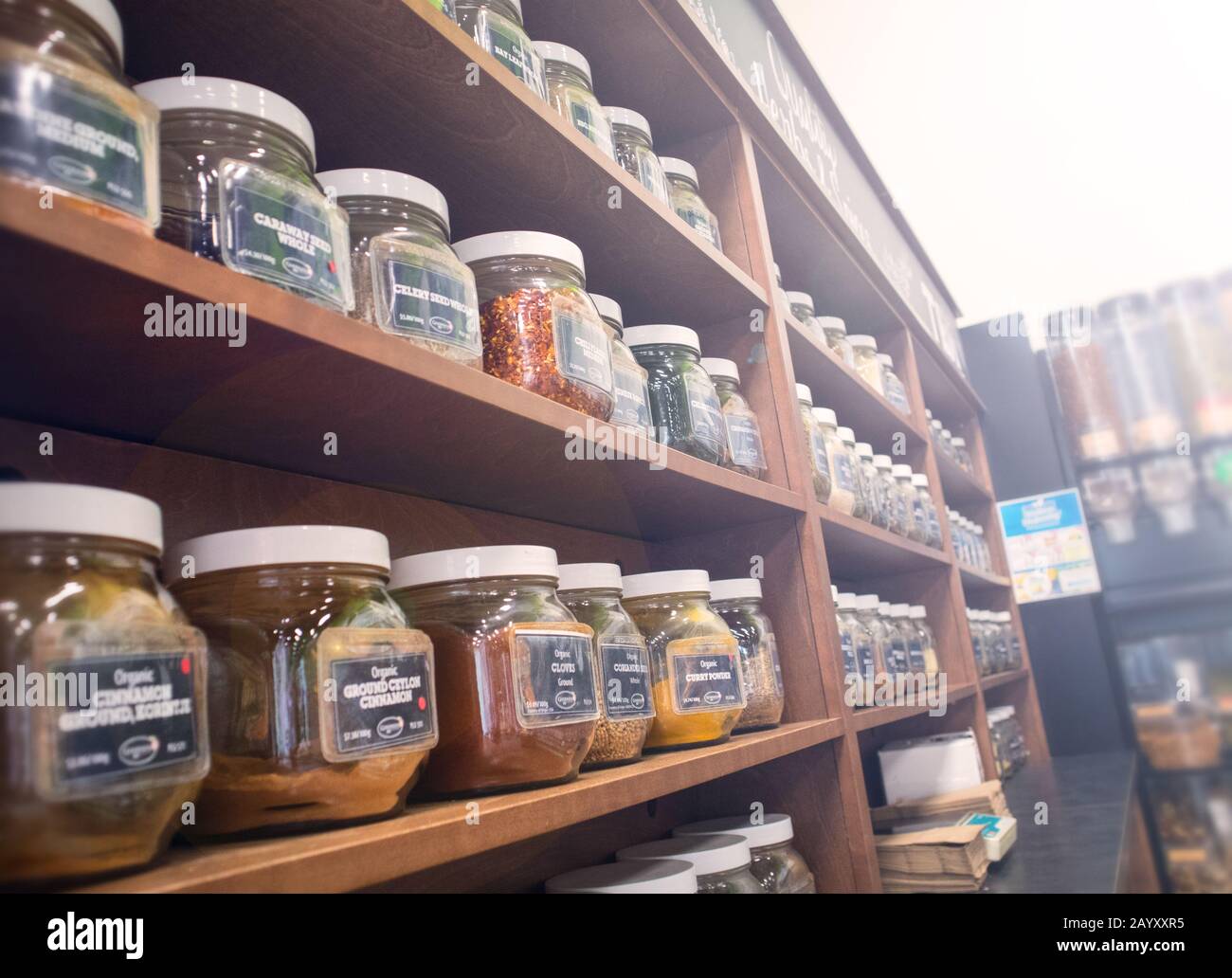 Spices in grocery store hires stock photography and images Alamy