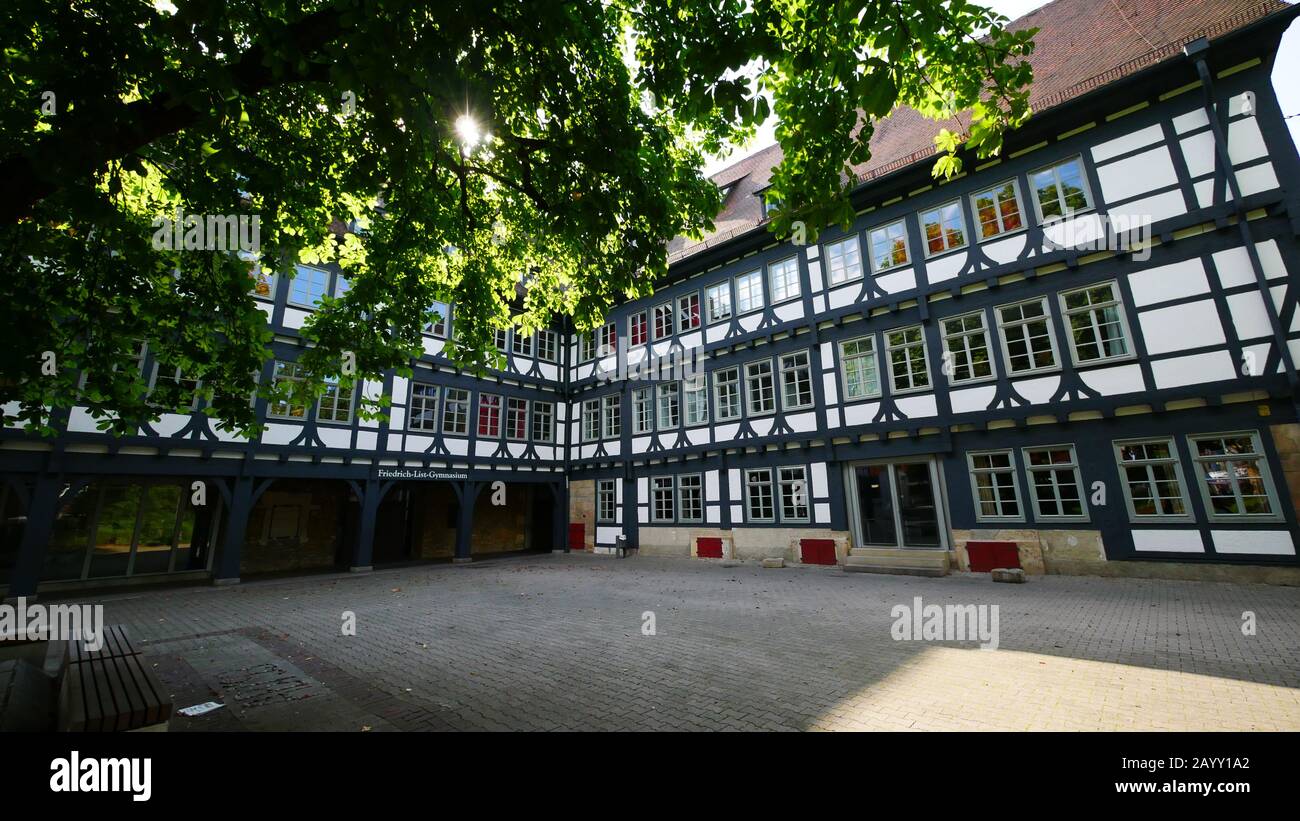 Reutlingen, Germany A historic school building (FriedrichList