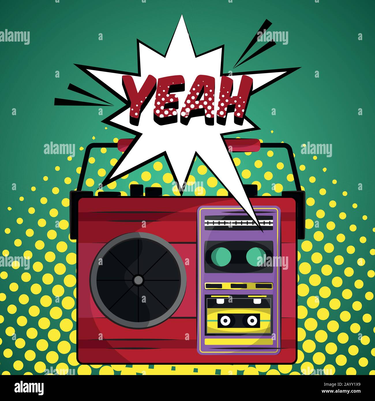 Pop art illustration Stock Vector Image & Art - Alamy