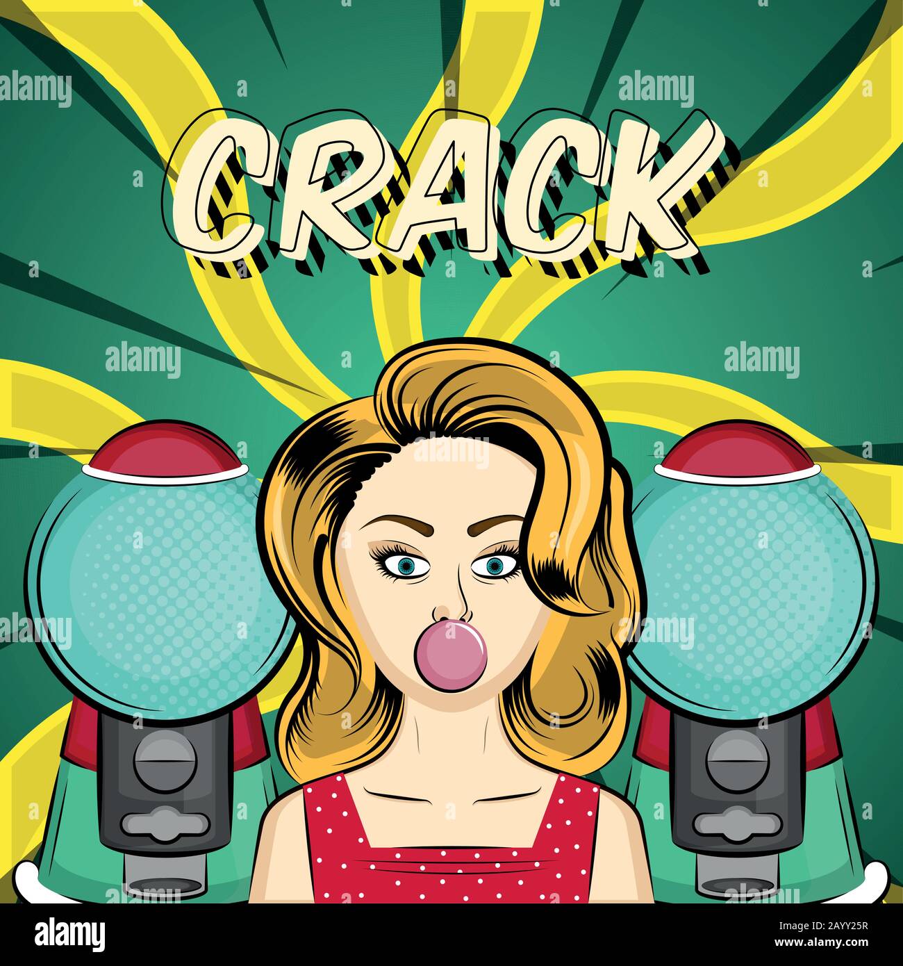 Pop art illustration Stock Vector Image & Art - Alamy