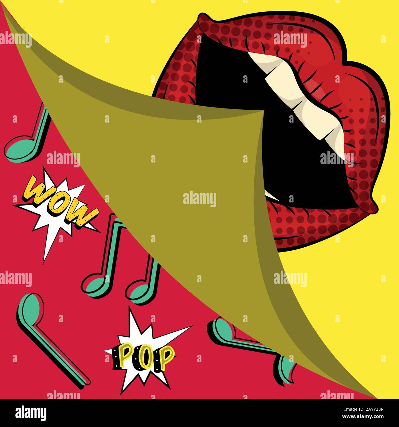 Pop art illustration Stock Vector Image & Art - Alamy