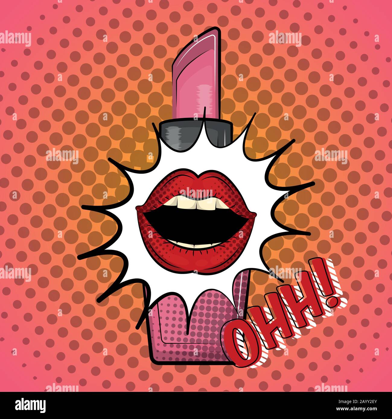 Pop art illustration Stock Vector Image & Art - Alamy