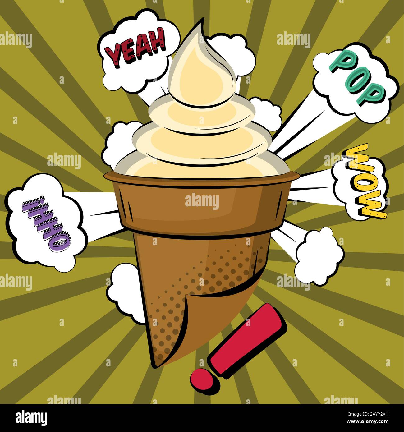 Pop art illustration Stock Vector Image & Art - Alamy