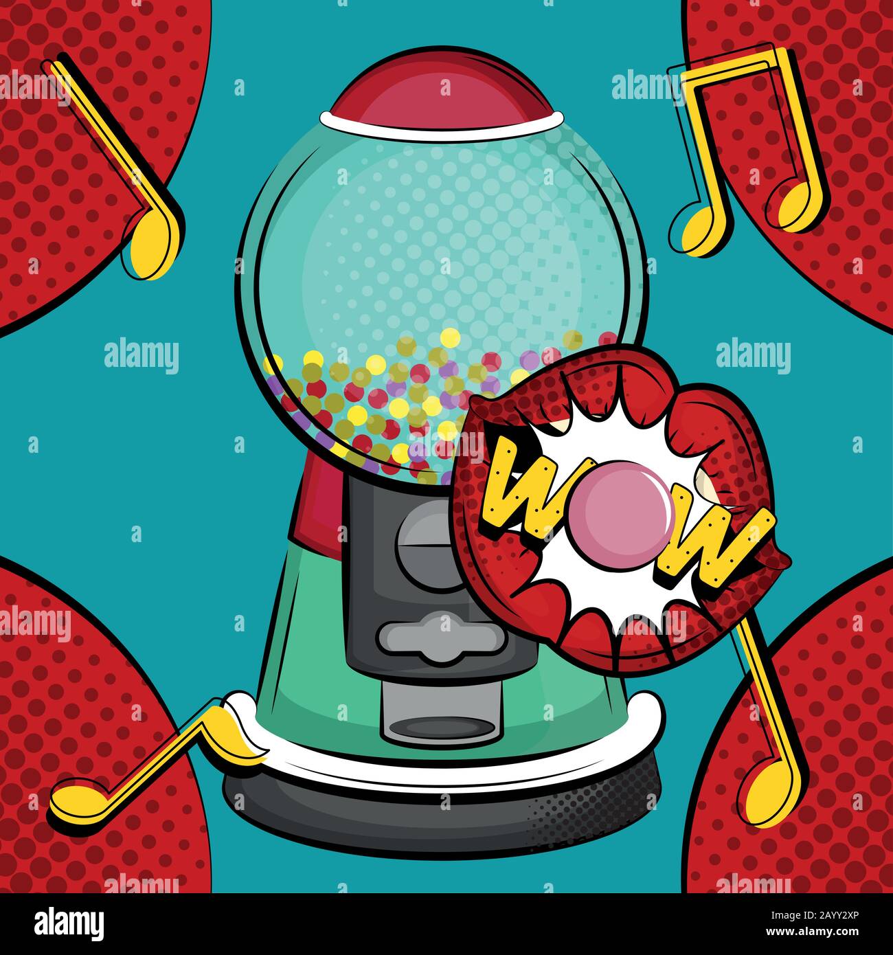 Pop art illustration Stock Vector Image & Art - Alamy