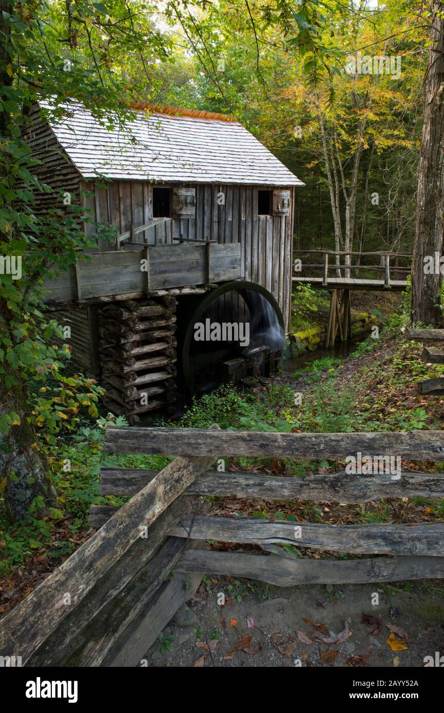 The John P. Cable Grist Mill in Cades Cove, Great Smoky Mountains