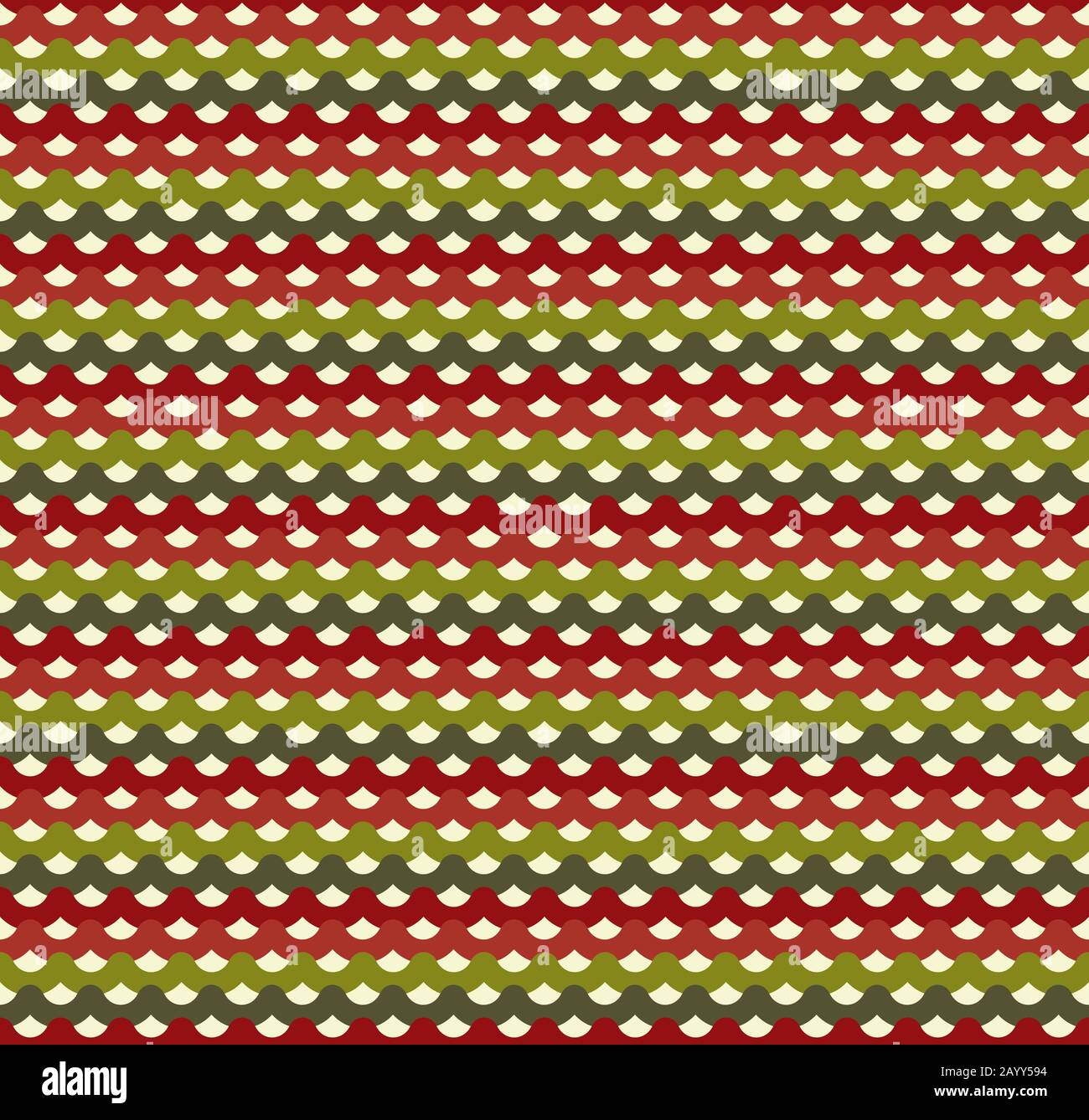Knitted Christmas seamless pattern in traditional colors. Design background for christmas holiday. Vector illustration Stock Vector