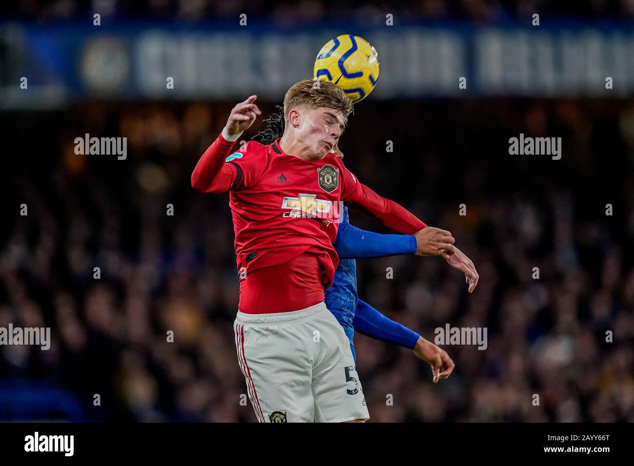 London, UK. 17th Feb, 2020. during the Premier League match between Chelsea and Manchester United at Stamford Bridge, London, England on 17 February 2020. Photo by David Horn. Credit: PRiME Media Images/Alamy Live News Stock Photo