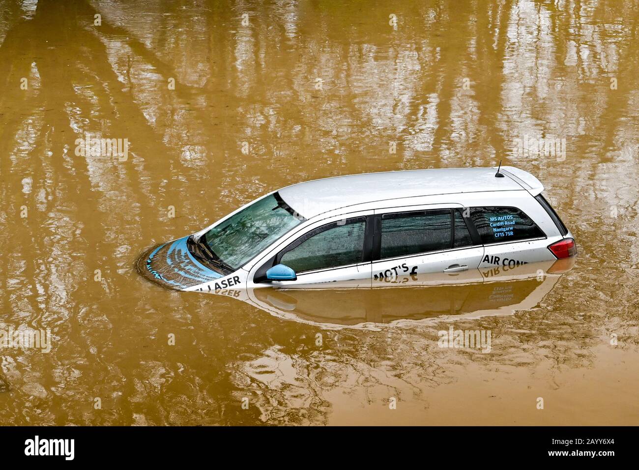 Submerged Car