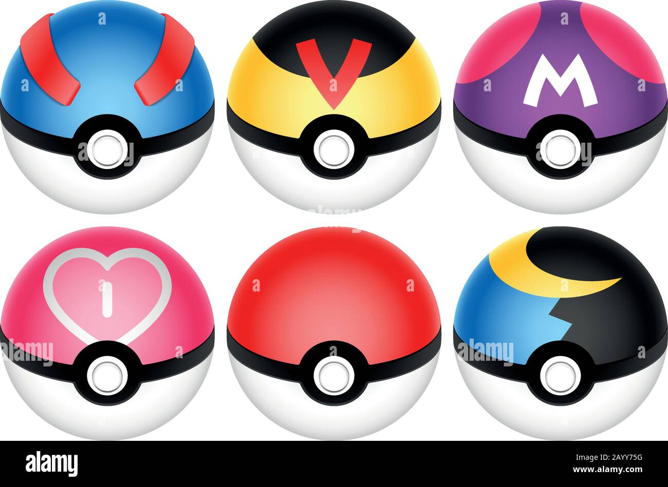 Pokeball icon hi-res stock photography and images - Alamy