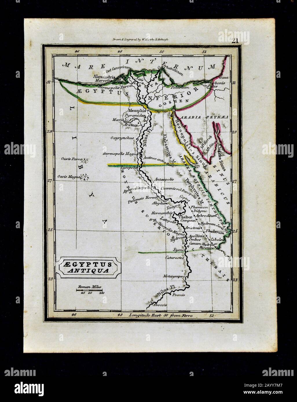 Egypt map ancient hi-res stock photography and images - Alamy