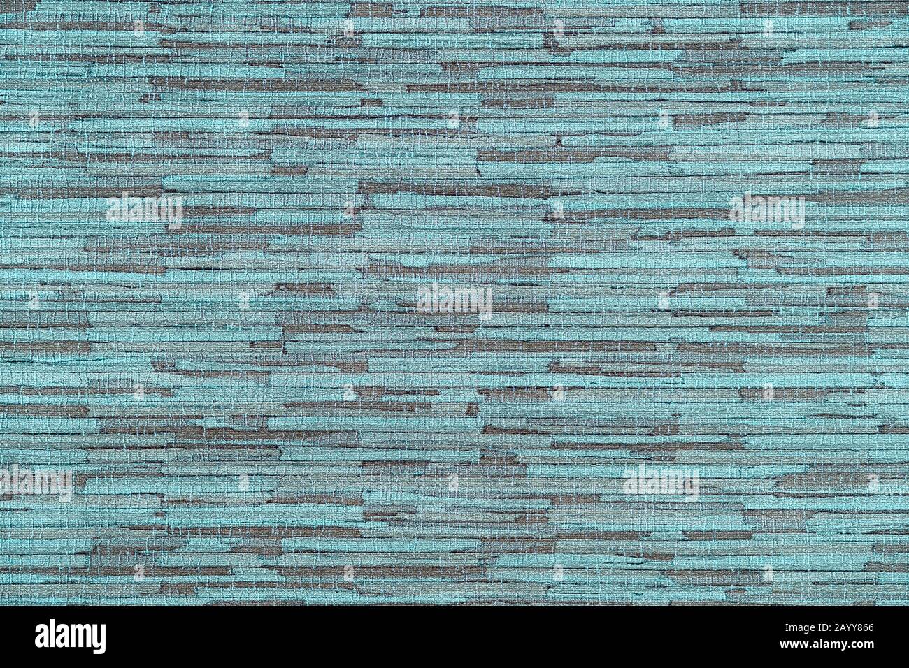 Horizontal wide turquoise strips forming an abstract background with ...