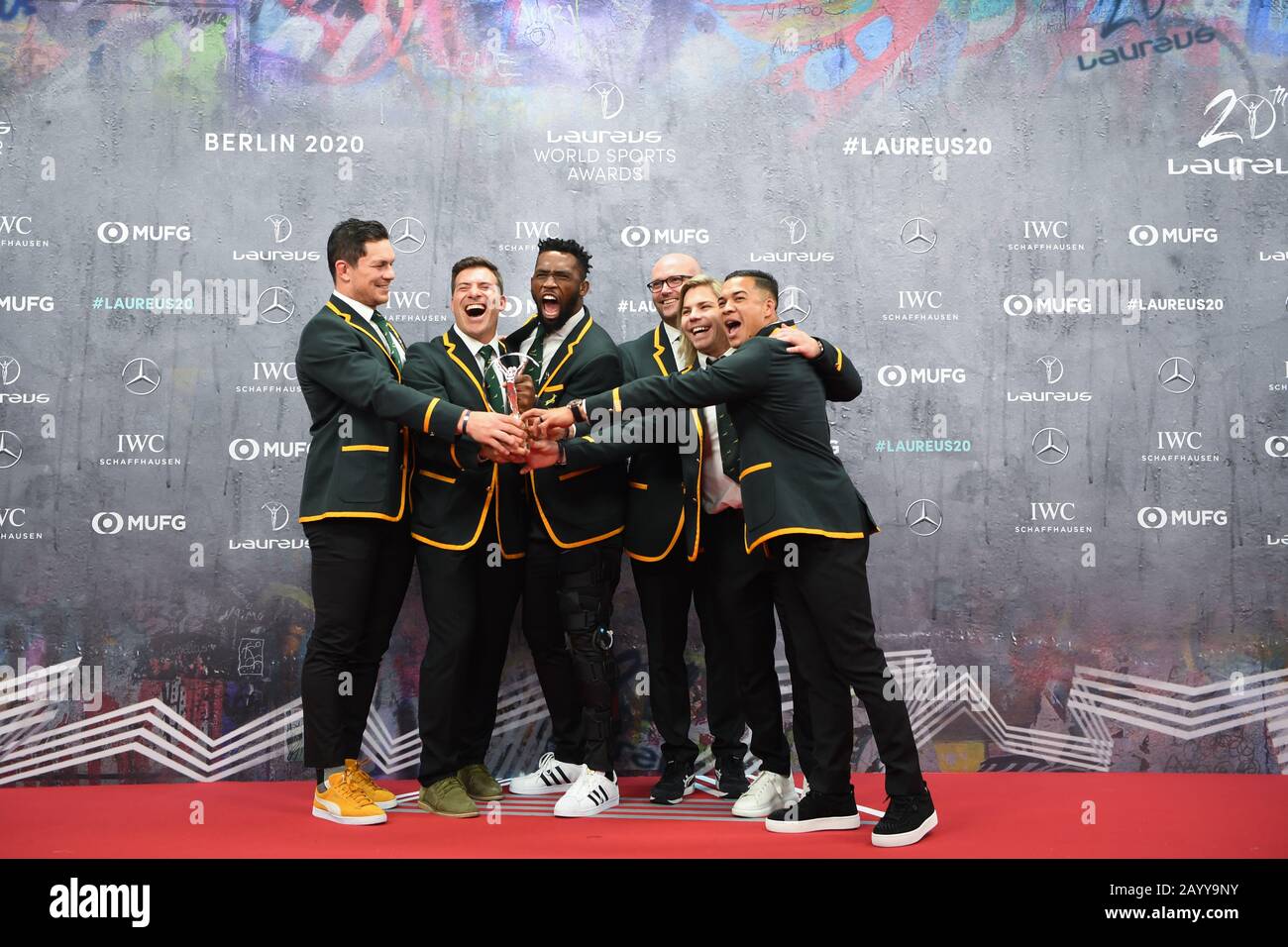 Laurus Rugby Berlin, Germany. 17th Feb, 2020. Laureus World Team of the Year: South ...