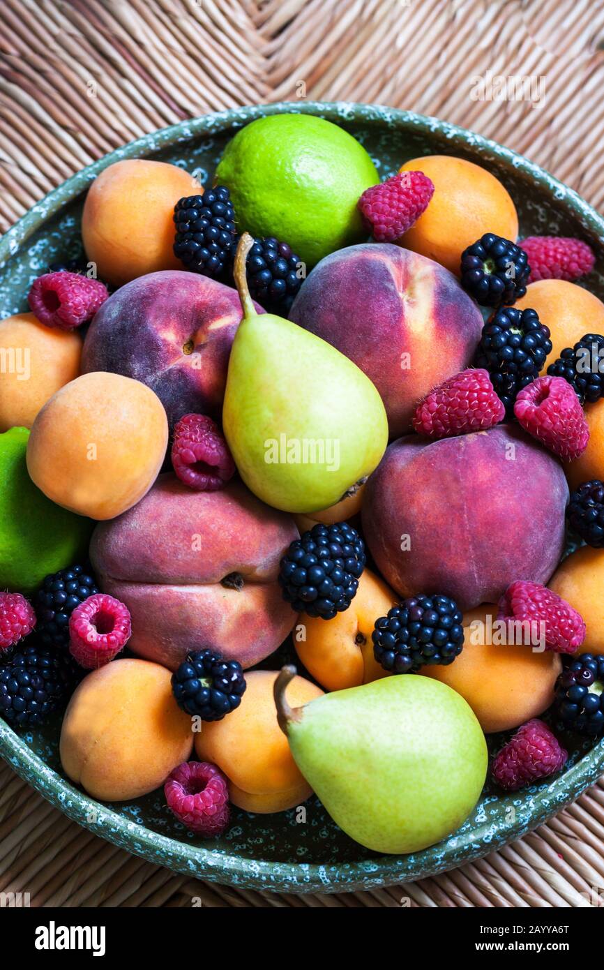 Various fresh summer fruits hi-res stock photography and images - Alamy