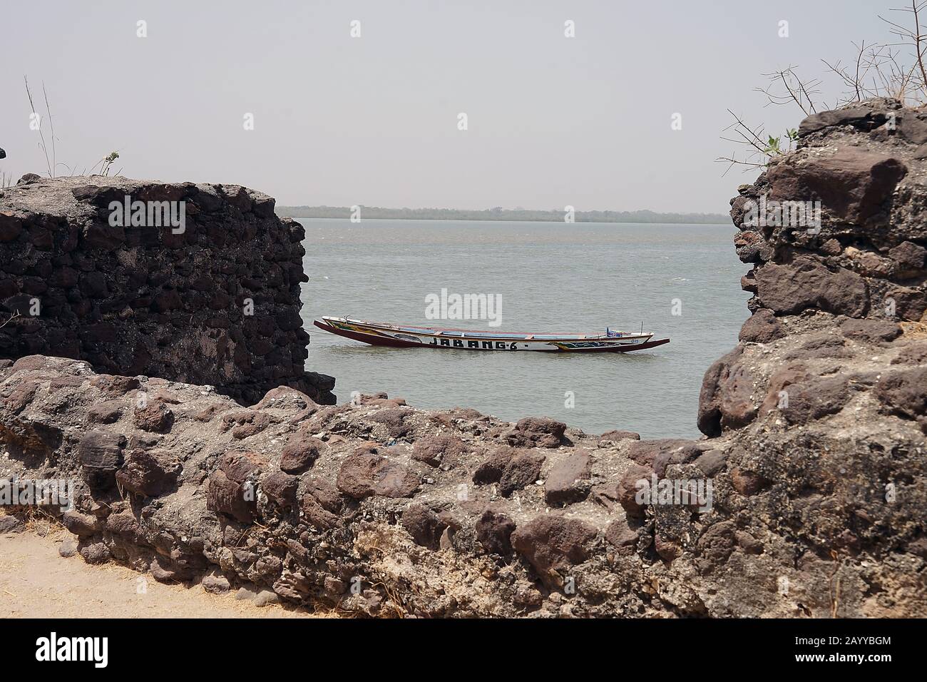 Gambia kunta kinteh island Slave James Island and St Andrew's Island Stock Photo