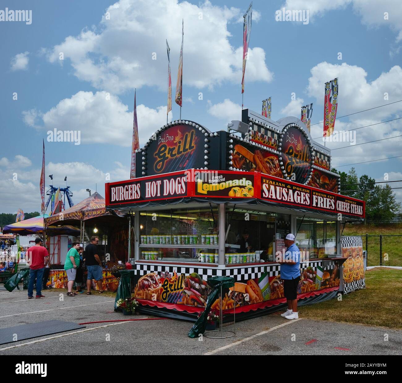 Carnival vendor midway hires stock photography and images Alamy