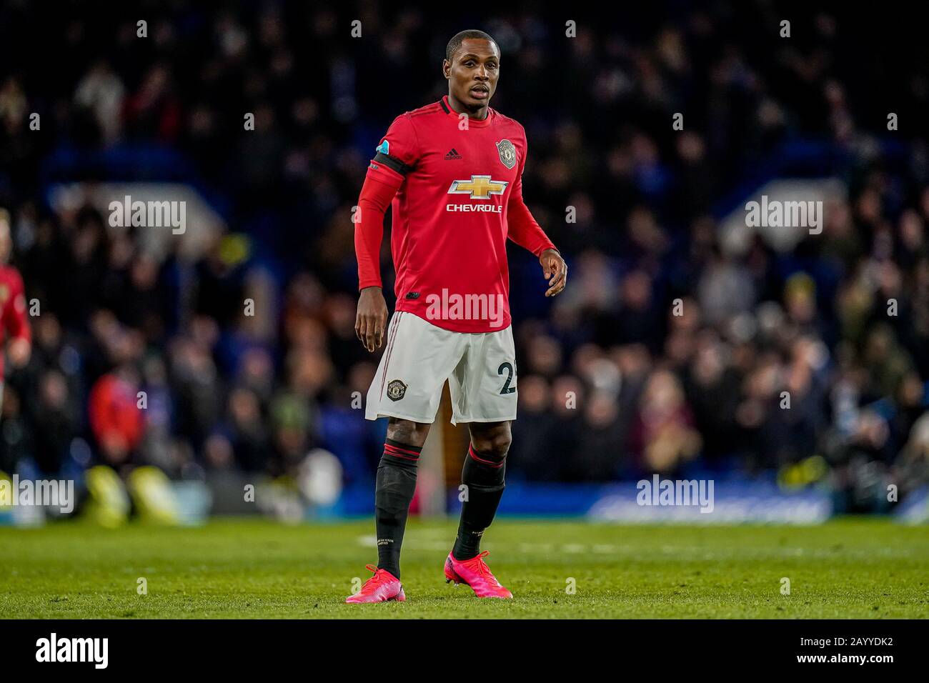 London, UK. 17th Feb, 2020. Odion Ighalo (on loan from Shanghai Shenhua) of Man Utd during the Premier League match between Chelsea and Manchester United at Stamford Bridge, London, England on 17 February 2020. Photo by David Horn. Credit: PRiME Media Images/Alamy Live News Stock Photo