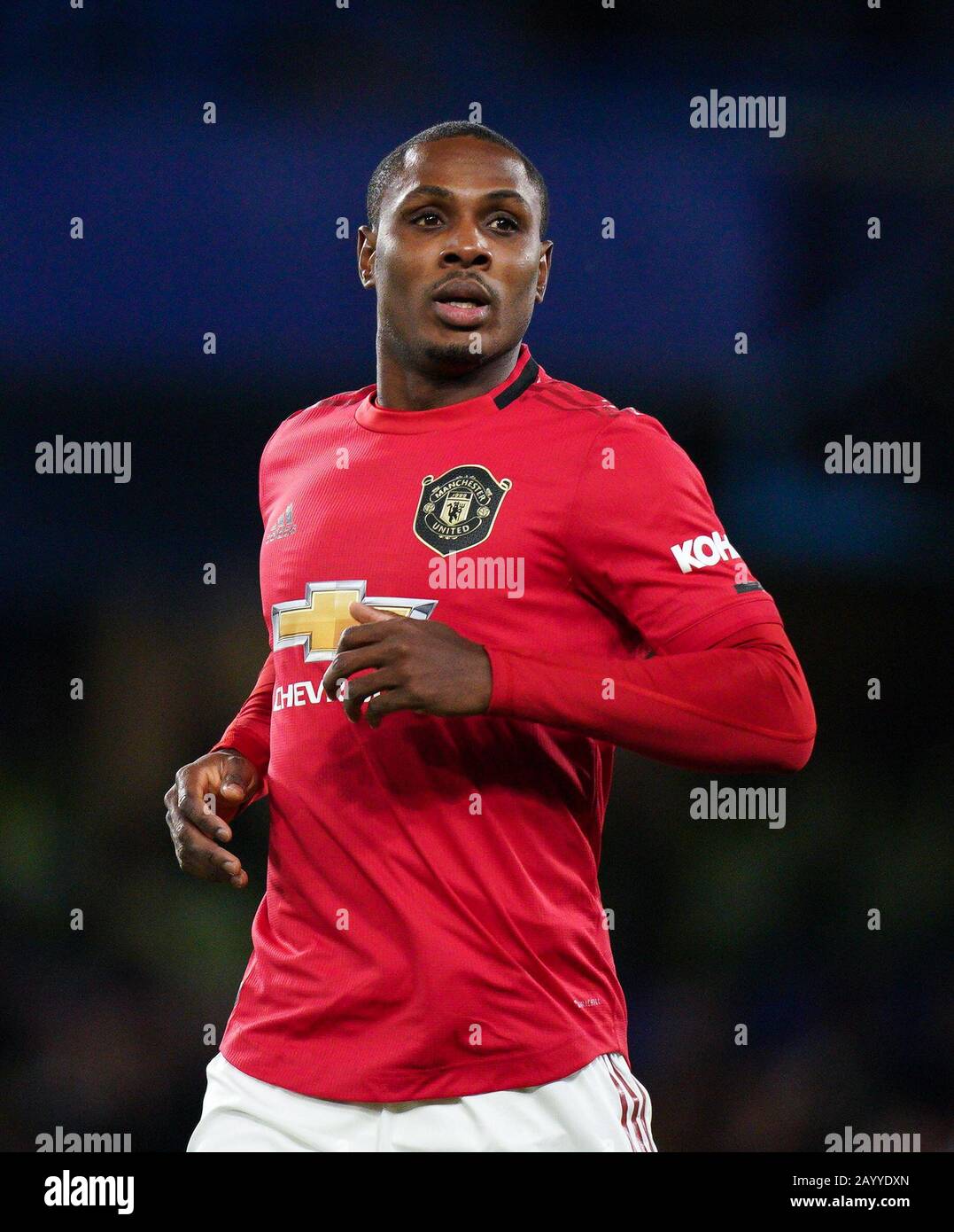 London, UK. 17th Feb, 2020. Odion Ighalo (on loan from Shanghai Shenhua) of Man Utd during the Premier League match between Chelsea and Manchester United at Stamford Bridge, London, England on 17 February 2020. Photo by Andy Rowland. Credit: PRiME Media Images/Alamy Live News Stock Photo
