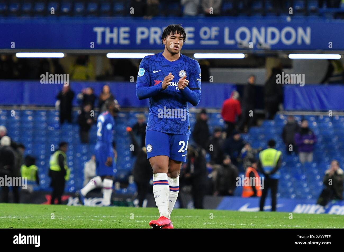 LONDON, ENGLAND - FEBRUARY 22, 2020: Reece James of Chelsea and Harry Winks  of Tottenham pictured during the 2019/20 Premier League game between Chelsea  FC and Tottenham Hotspur FC at Stamford Bridge Stock Photo - Alamy