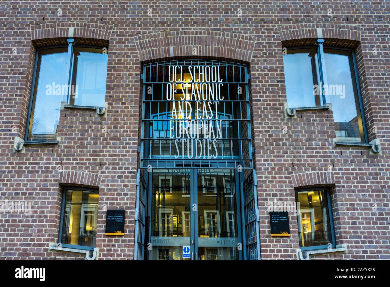 UCL School of Slavonic and East European Studies London. Opened 2005, architects Short and Associates. Stock Photo