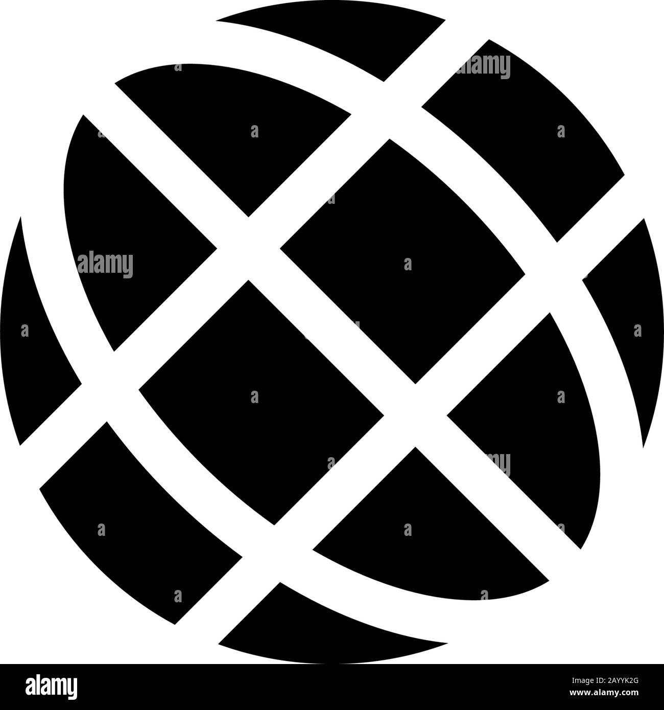 Vector illustration, globe icon template Stock Vector Image & Art - Alamy