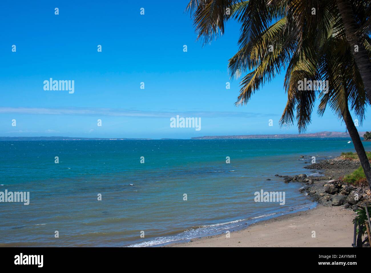 View of Bay of Diego at Antsiranana (Diego Suarez), Madagascar. Stock Photo