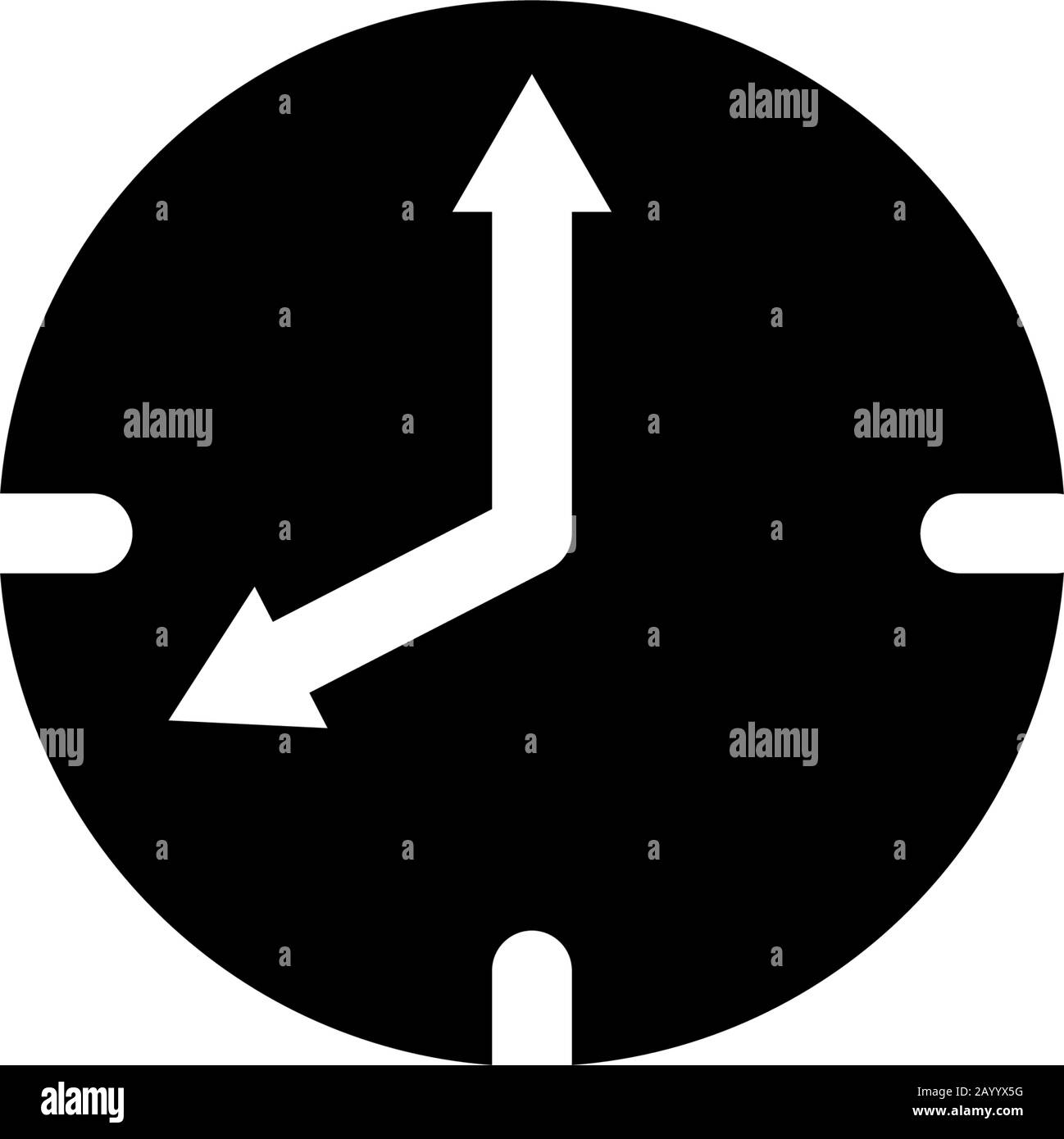 Clock icon template design vector Stock Vector Image & Art - Alamy
