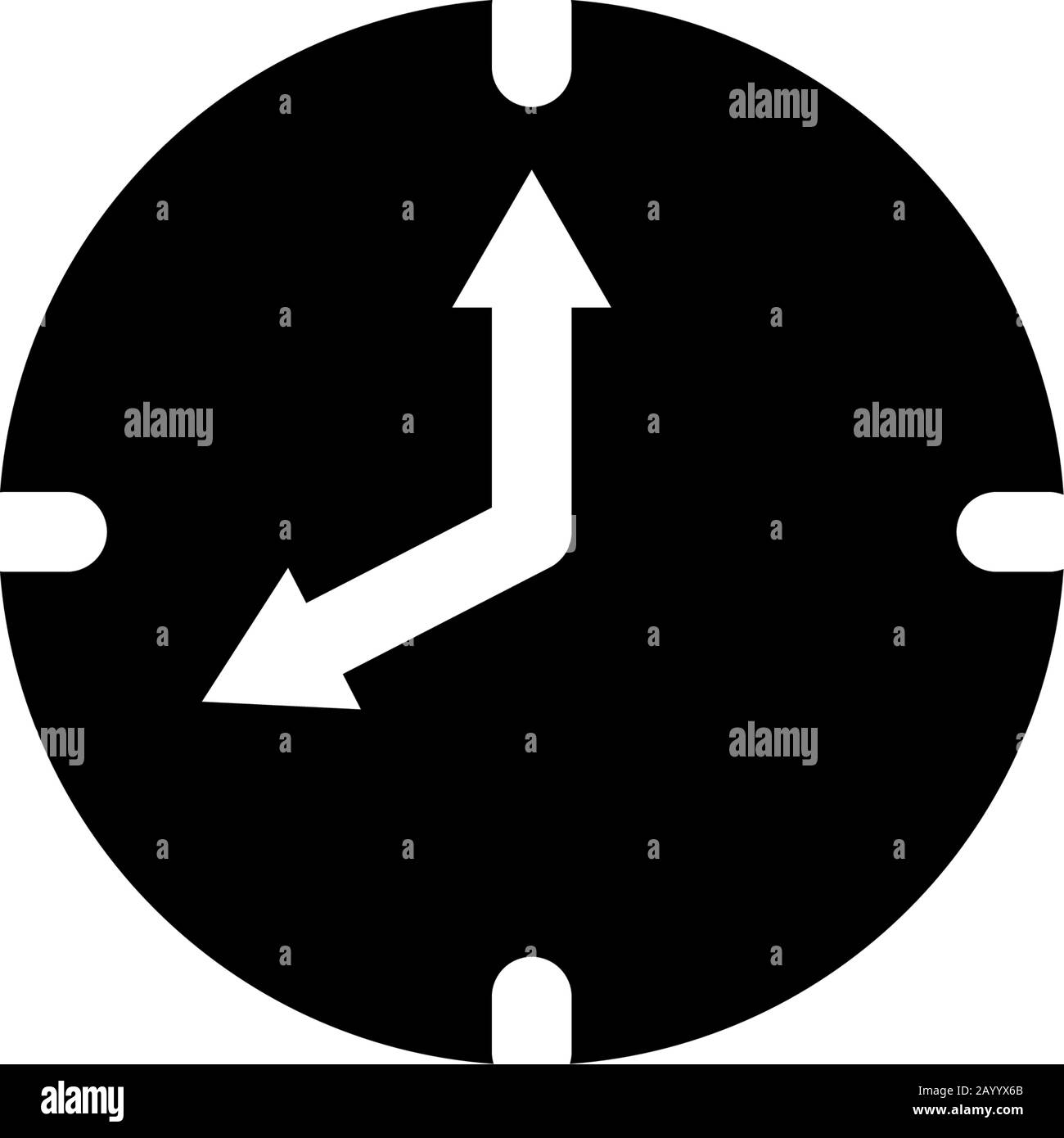 Clock icon template design vector Stock Vector