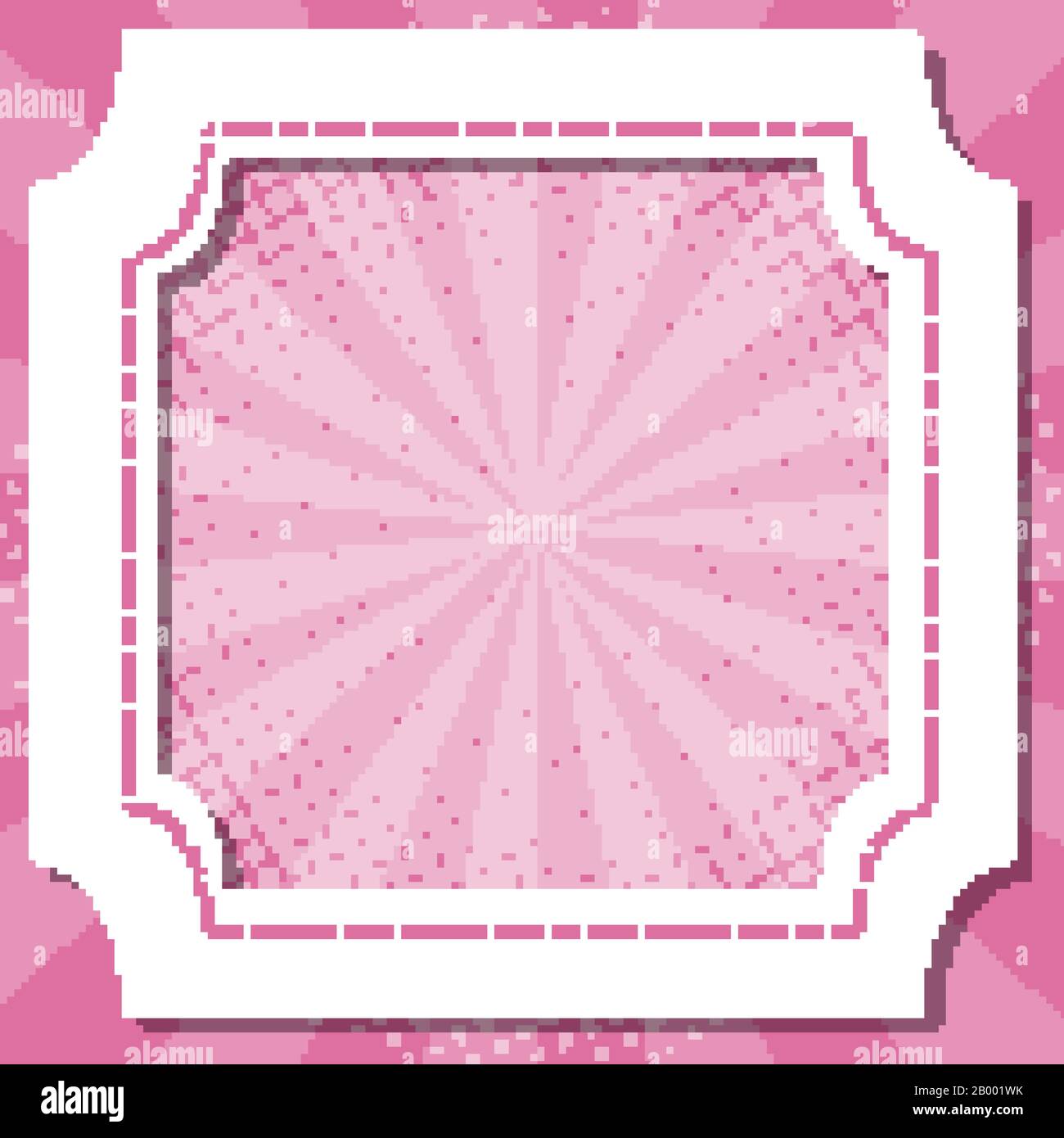 Border with pink background template illustration Stock Vector Image ...