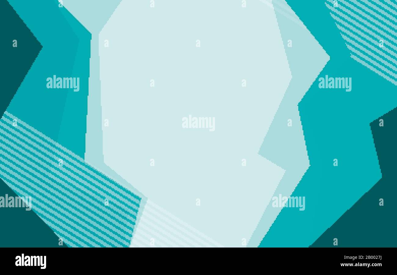 Background design with abstract patterns in green illustration Stock ...