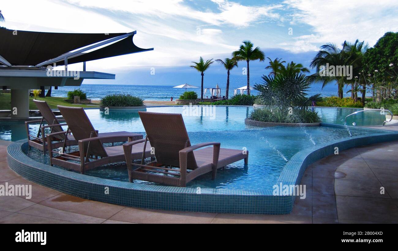Misibis Bay Albay Region Bicol Philippines Is A Luxury Beach Resort On Caragay Island The Resort Offers Rest And Recreation In Luxurious Comfort Stock Photo Alamy