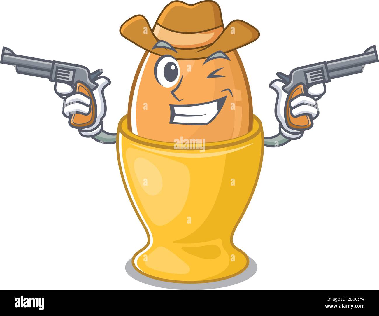 Chicken Gun Cartoon Vector Stock Vector (Royalty Free) 683897428