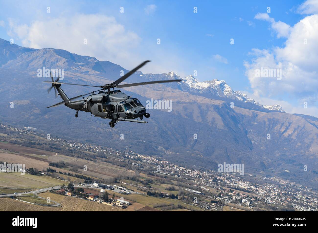 A U.S. Air Force HH-60G Pave Hawk helicopter operated by the 56th ...