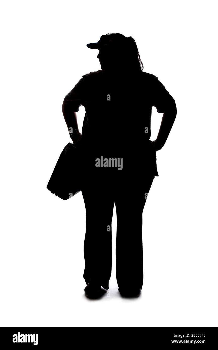 Curvy Woman Silhouette High Resolution Stock Photography and Images - Alamy