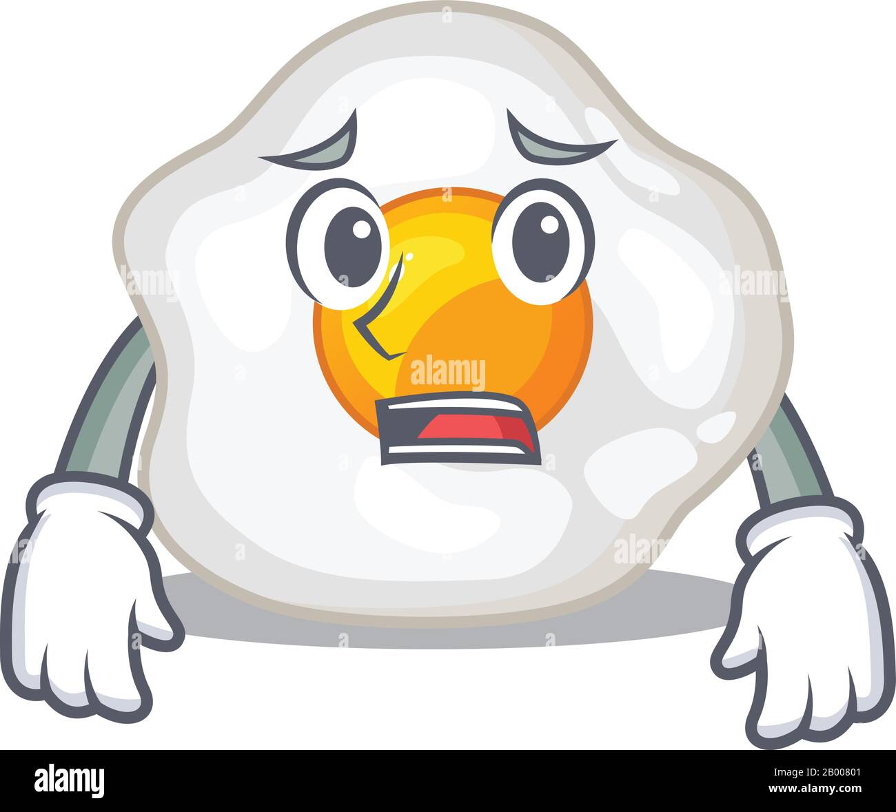 Frying Afraid Scared egg Cut Out Stock Images & Pictures - Alamy